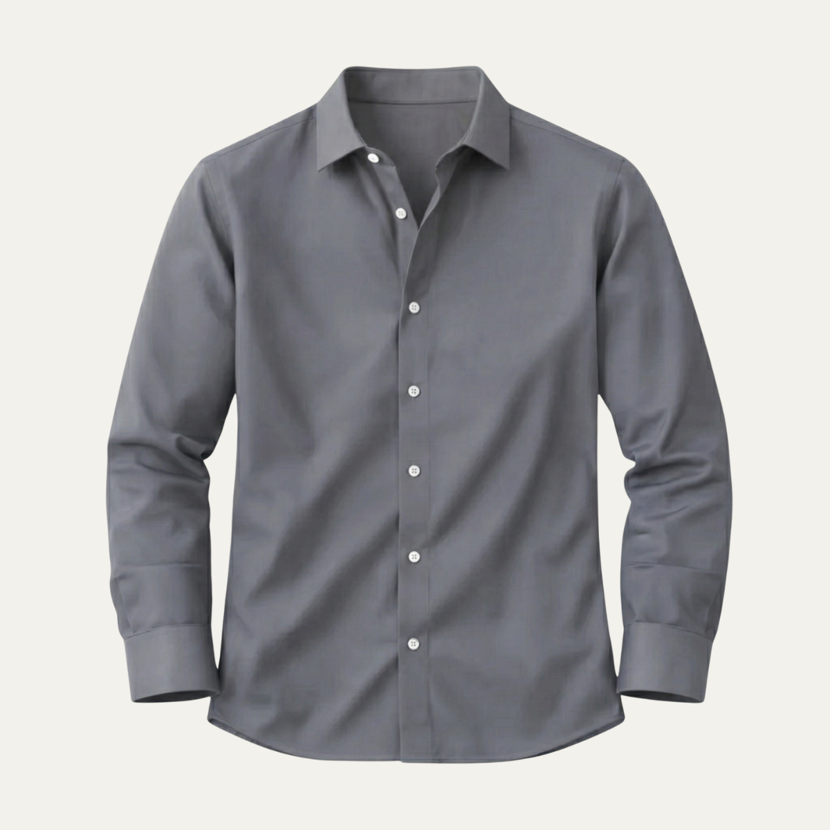 Kai | Men's Blue Button Down Shirt Long Sleeve Fitted