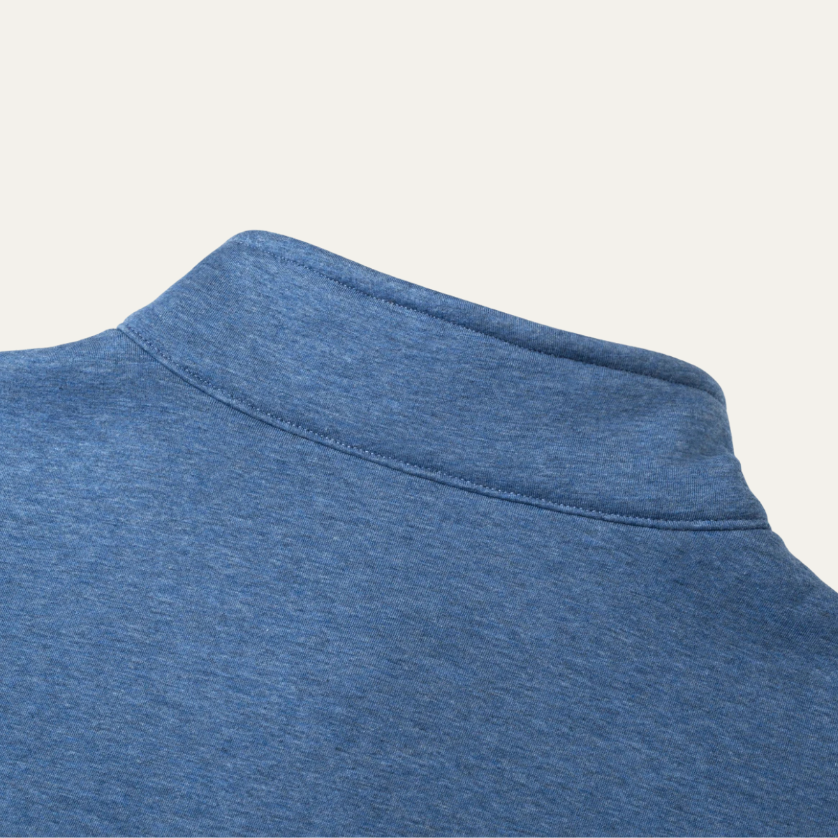 Callum | Men's Quarter Zip Sweater Light Blue