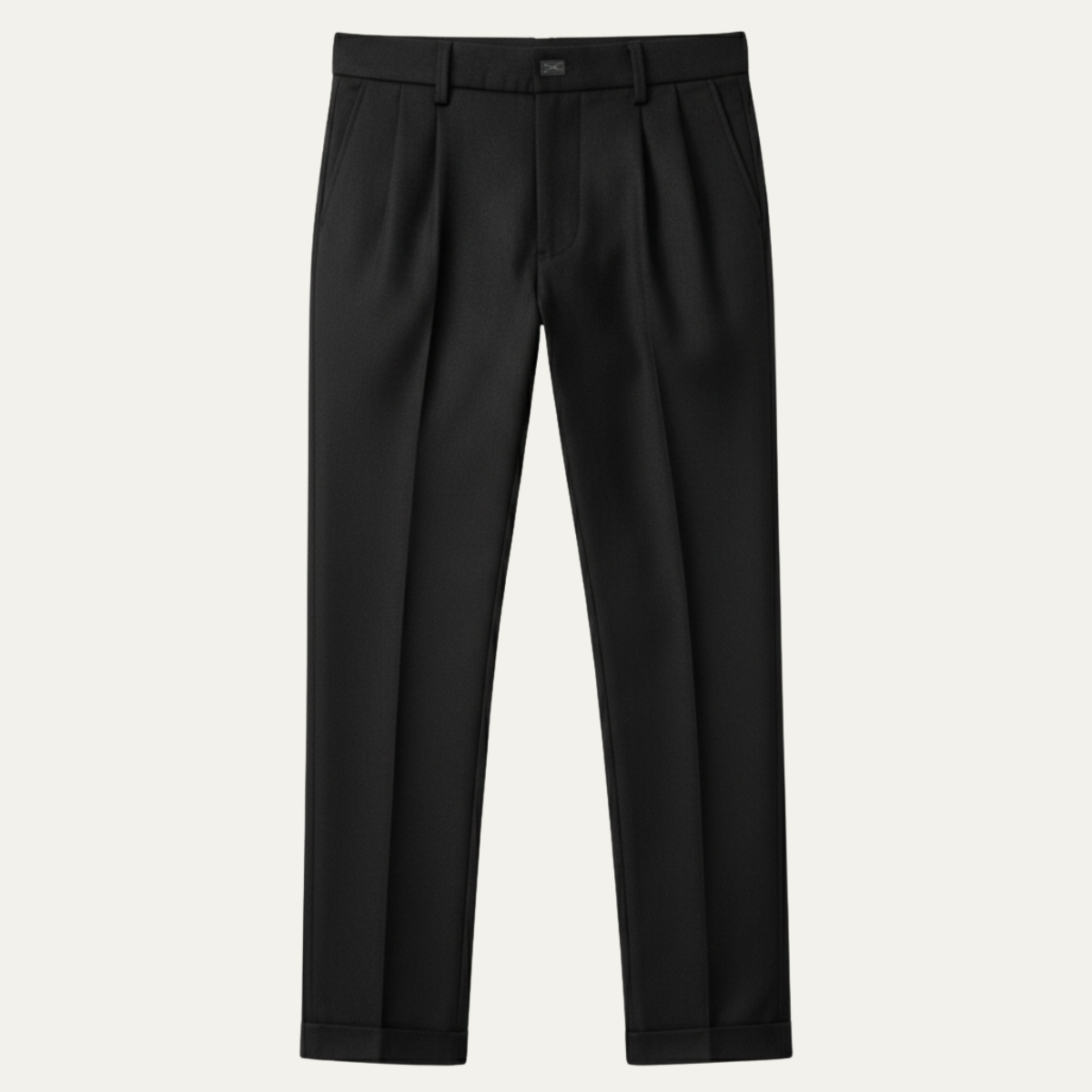 Blake | Men's Pleated Dress Pants Beige Tailored