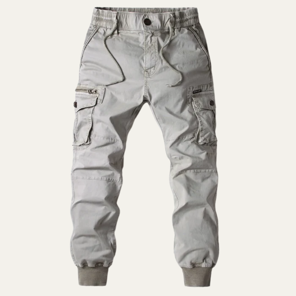 Dama Washington Wyatt men's cargo pants khaki tapered jogger - view 2