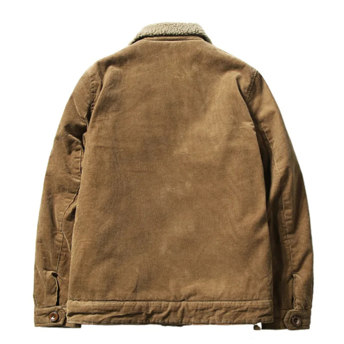 Blake | Men's Sherpa Lined Corduroy Jacket Tan