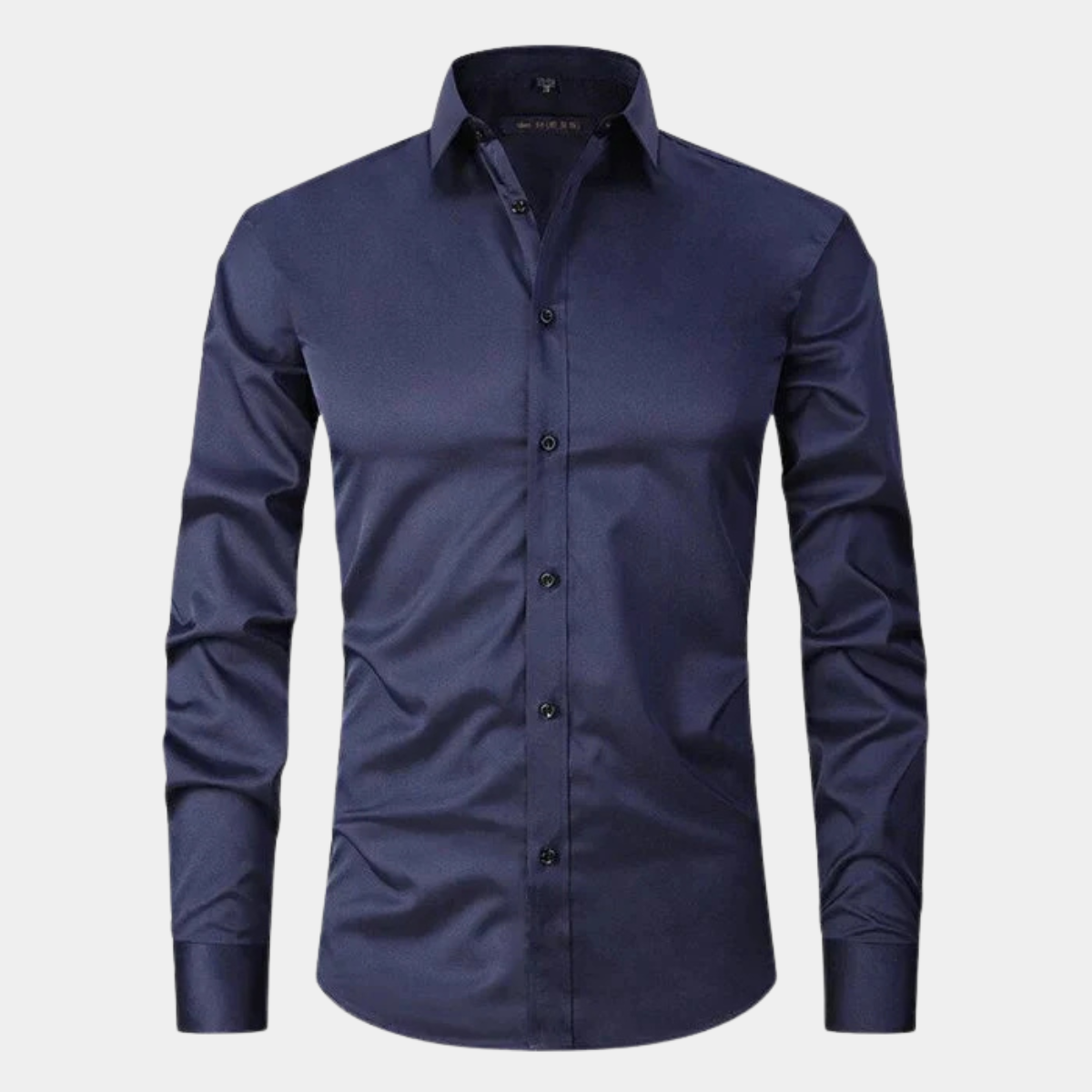 Jasper | Men's Slim Fit Dress Shirt Long Sleeve Black