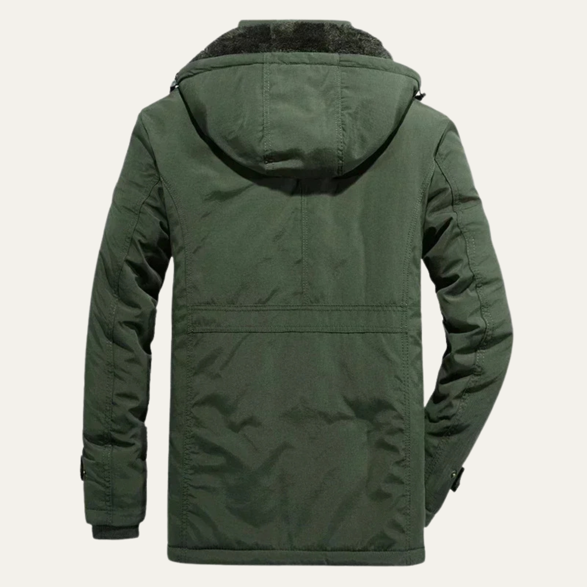 Hugo | Men's Waterproof Parka Jacket Olive Green Winter Coat
