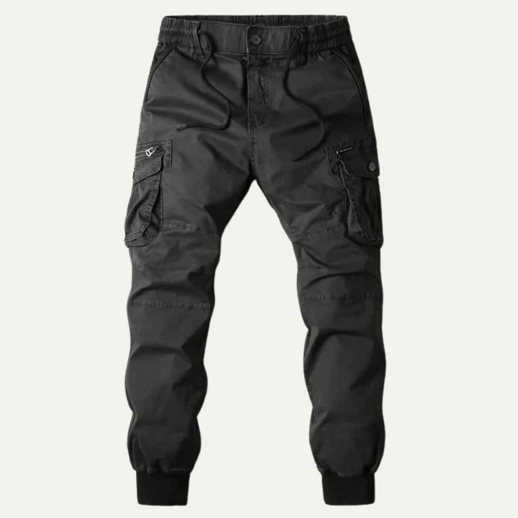 Dama Washington Wyatt men's cargo pants khaki tapered jogger - view 4