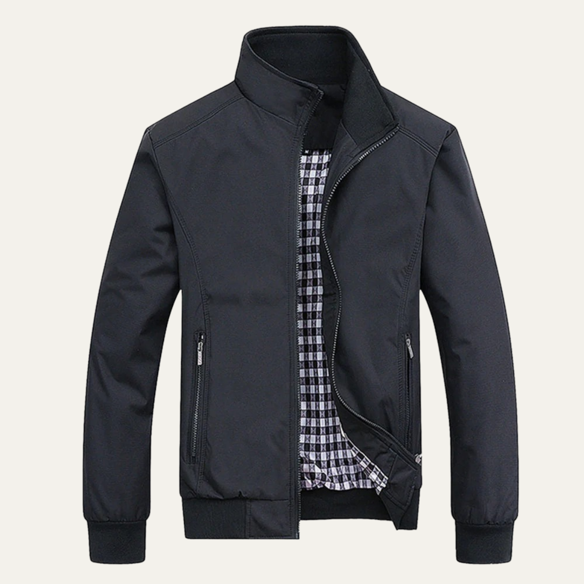 Axel | Men's Casual Lightweight Bomber Jacket Navy