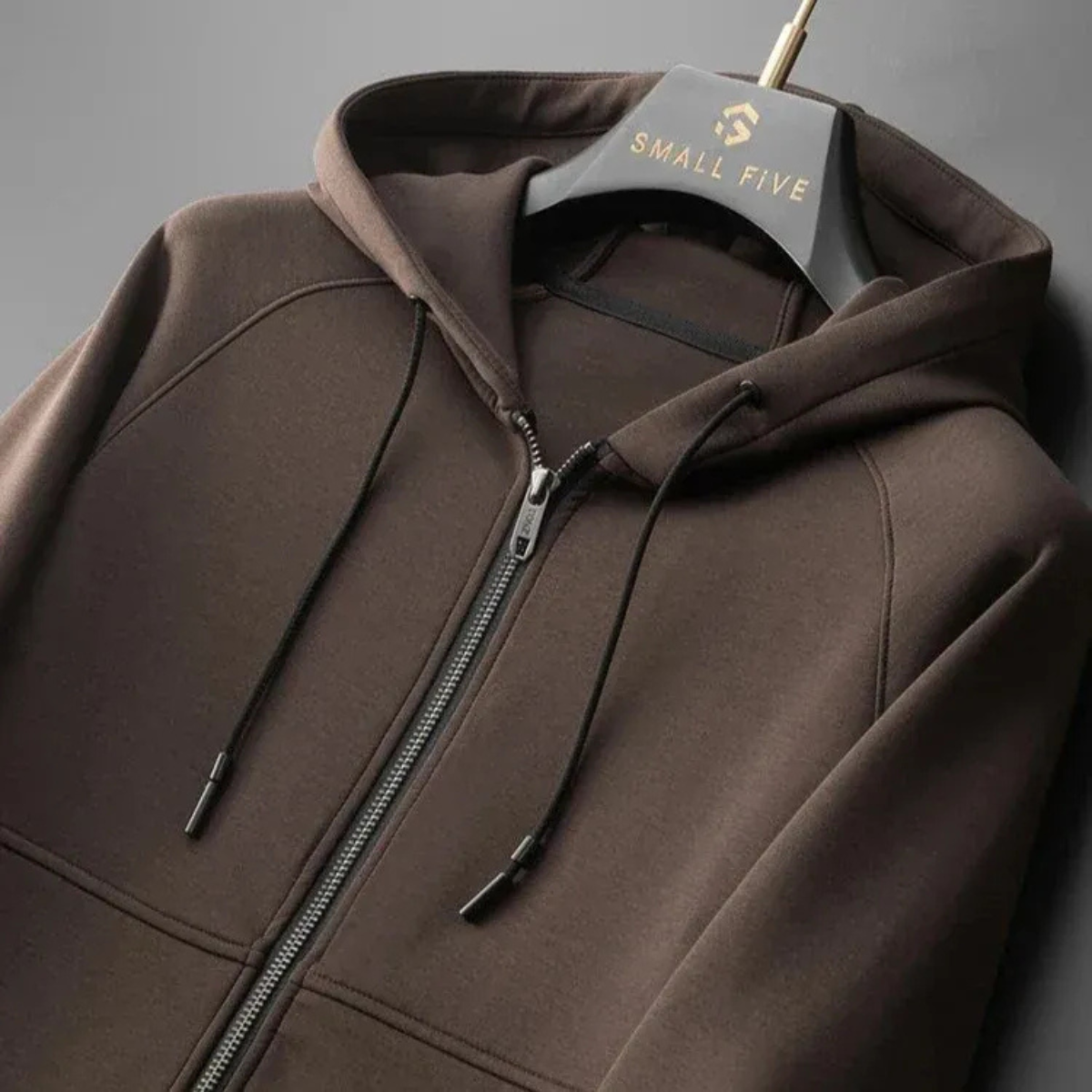 Kade | Men's Sweatsuit Black Zip Up Hoodie Joggers Set