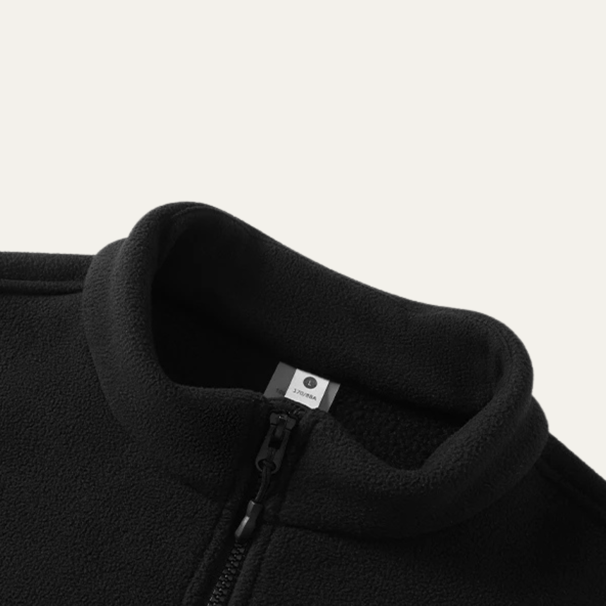 Blake | Men's Fleece Jacket Black Zip Up Thermal