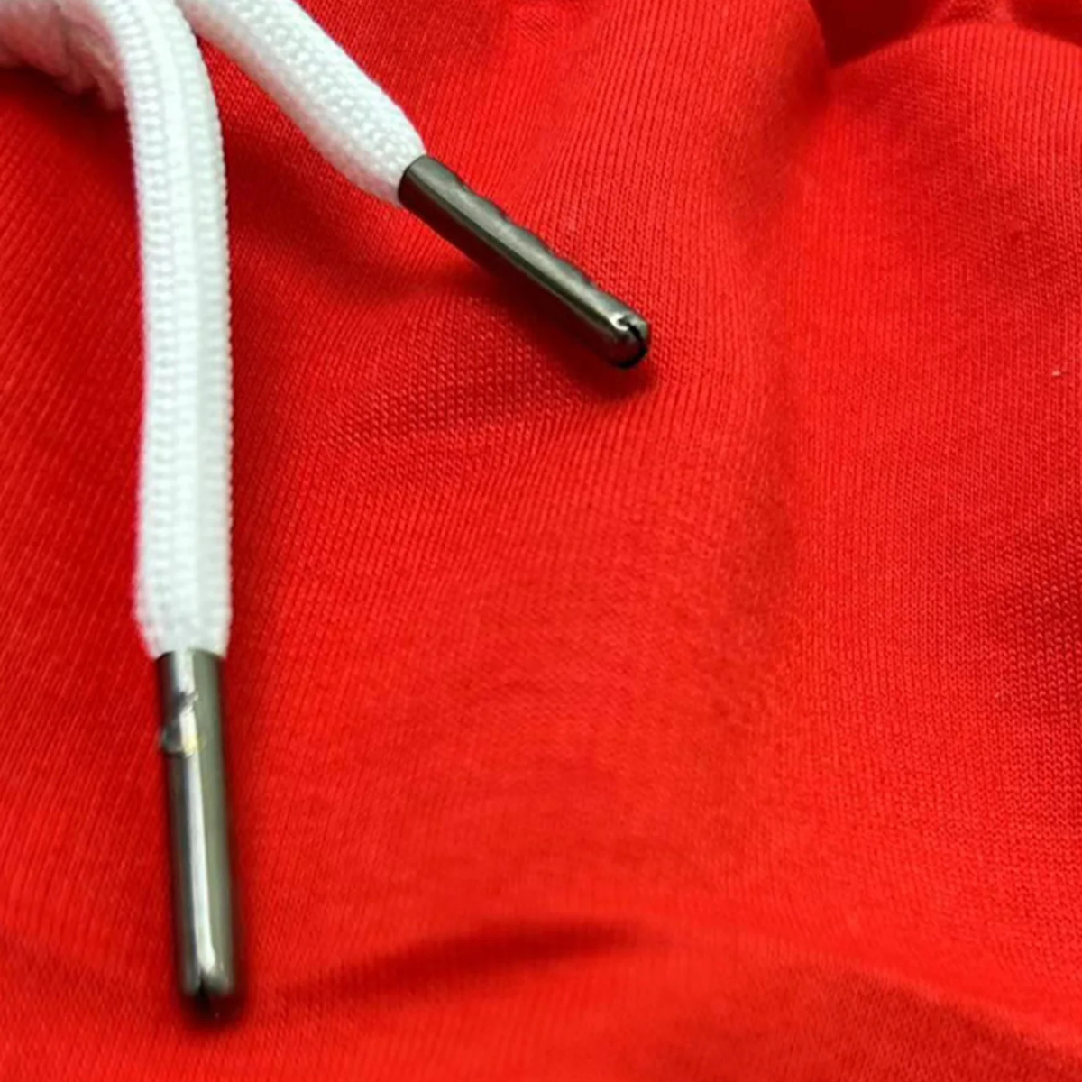 Ezra | Men's Sweatsuit Red Striped Sleeve Shorts Set