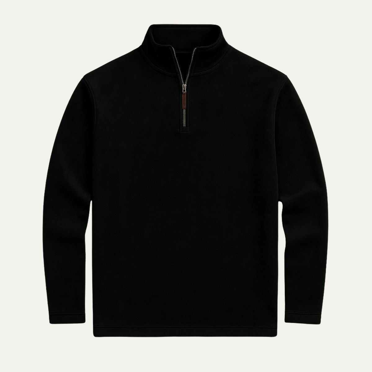 Bram | Men's Quarter Zip Sweater Light Blue