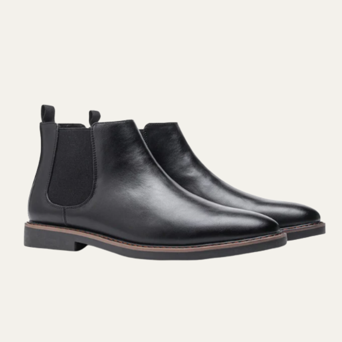 Axel | Men's Chelsea Ankle Boots Brown Leather