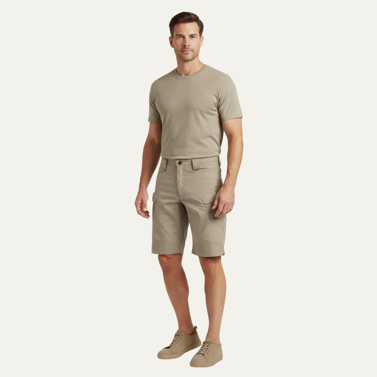 Ash | Men's Cargo Shorts Charcoal Gray Tailored