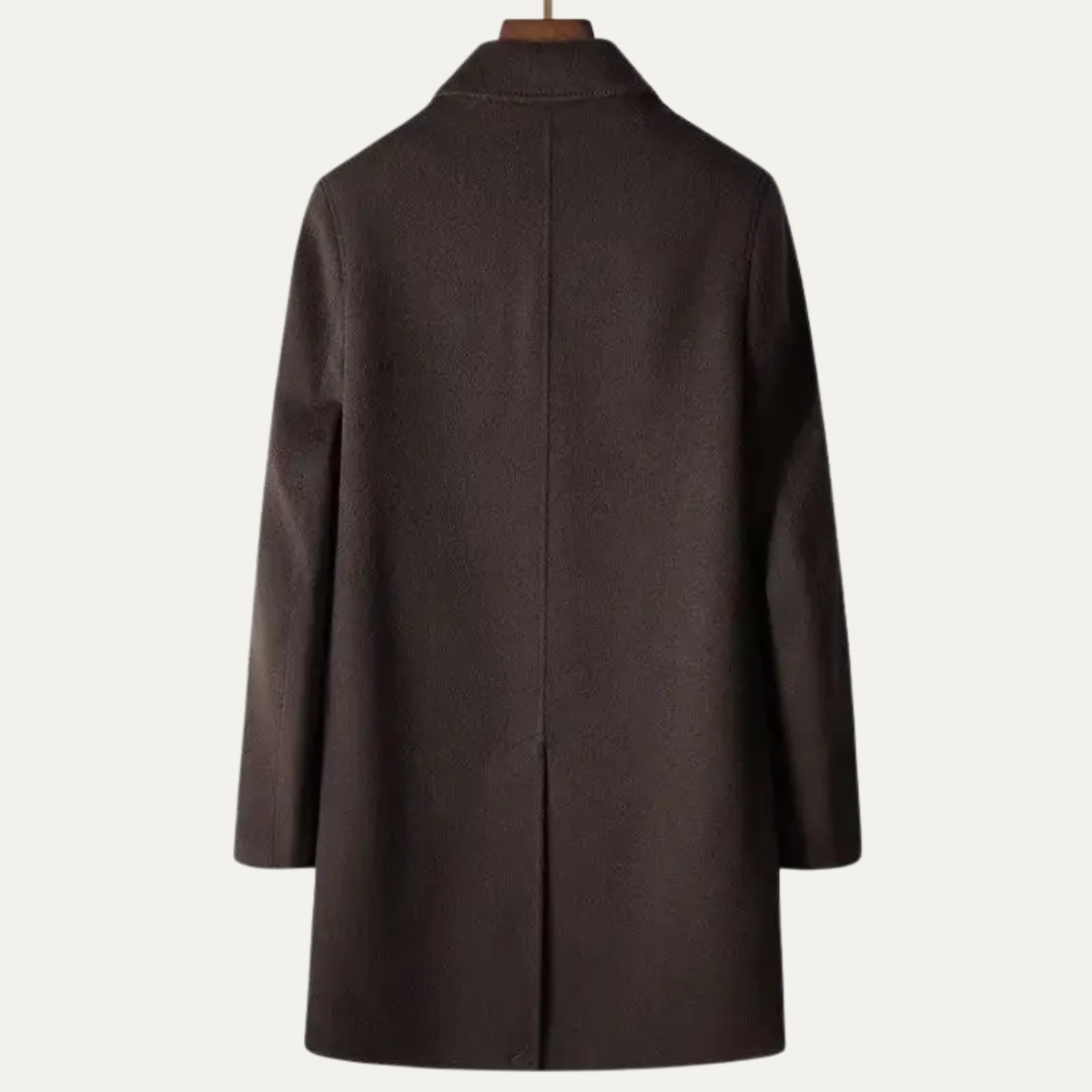 Callum | Men's Smart Casual Overcoat Brown