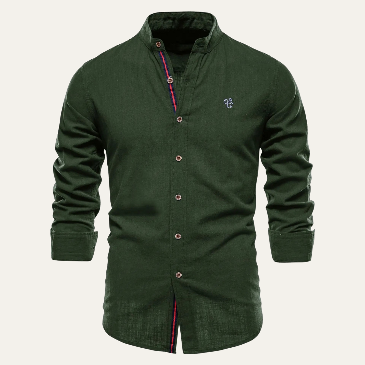 Axel | Men's Button Up Shirt White Long Sleeve