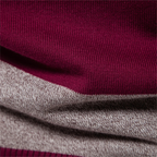 Dama Washington Beau men's striped polo sweater navy gray burgundy - view 8