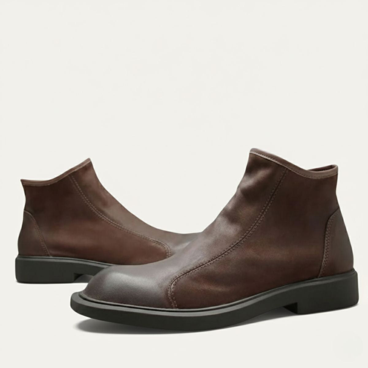 Voss | Men's Suede Ankle Boots Brown