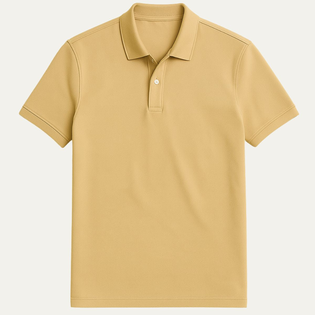 Axel | Men's Polo Shirt Cream Short Sleeve