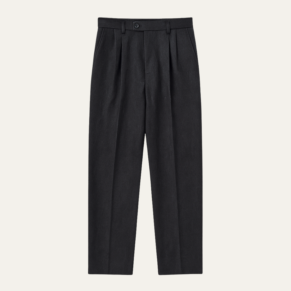 Axel | Men's Tailored Pleated Dress Pants Black