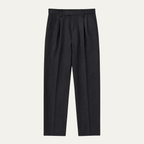 Dama Washington Axel men's tailored pleated dress pants black - view 5