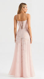 Dama Washington Stella women's white maxi dress satin slip sweetheart neckline - view 8