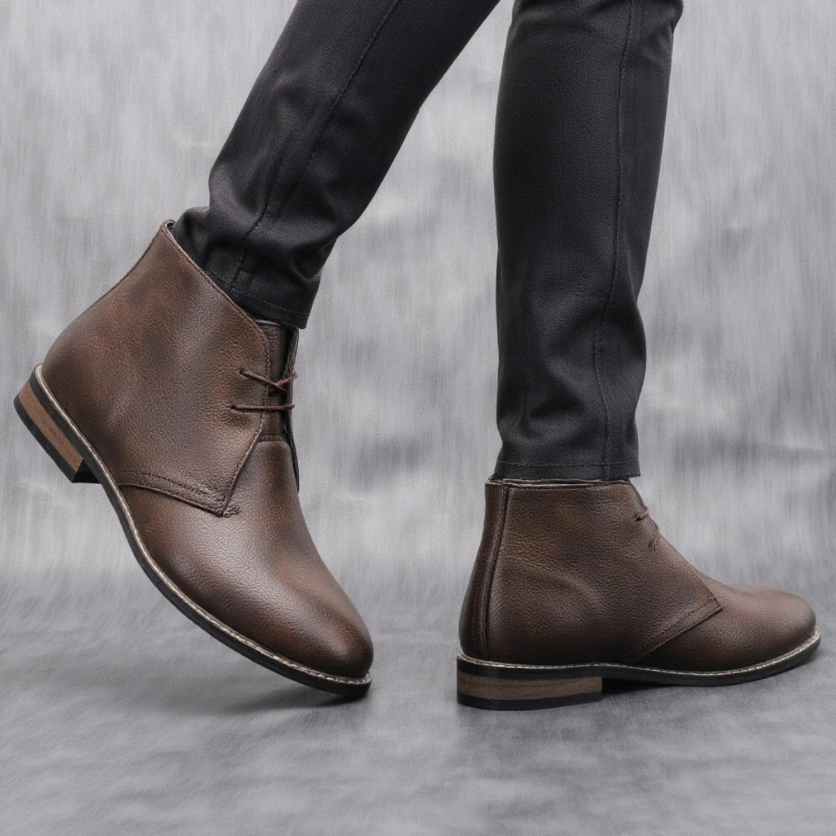 Wyatt | Men's Leather Chukka Boot Brown