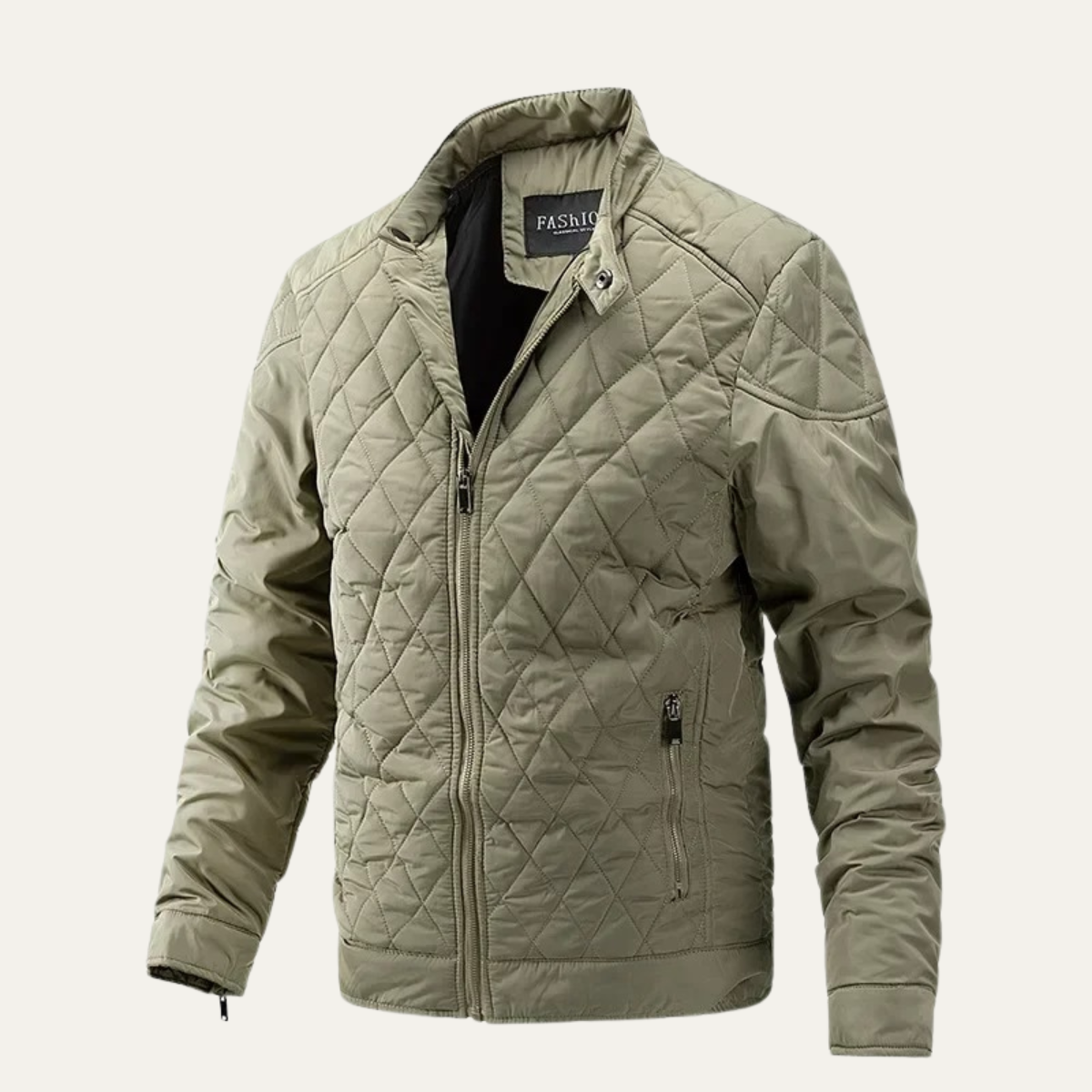 Axel | Men's Quilted Jacket Black