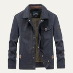 Dama Washington Hugo men's utility jacket beige multi pocket casual - view 6