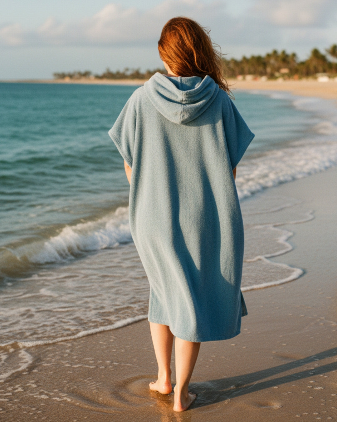 Vera | Women's Linen Beach Cover Up Dress Navy