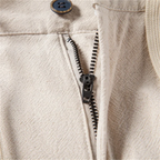Dama Washington Ezra men's linen pants cream pleated wide leg - view 6