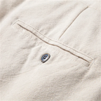 Dama Washington Ezra men's linen pants cream pleated wide leg - view 7