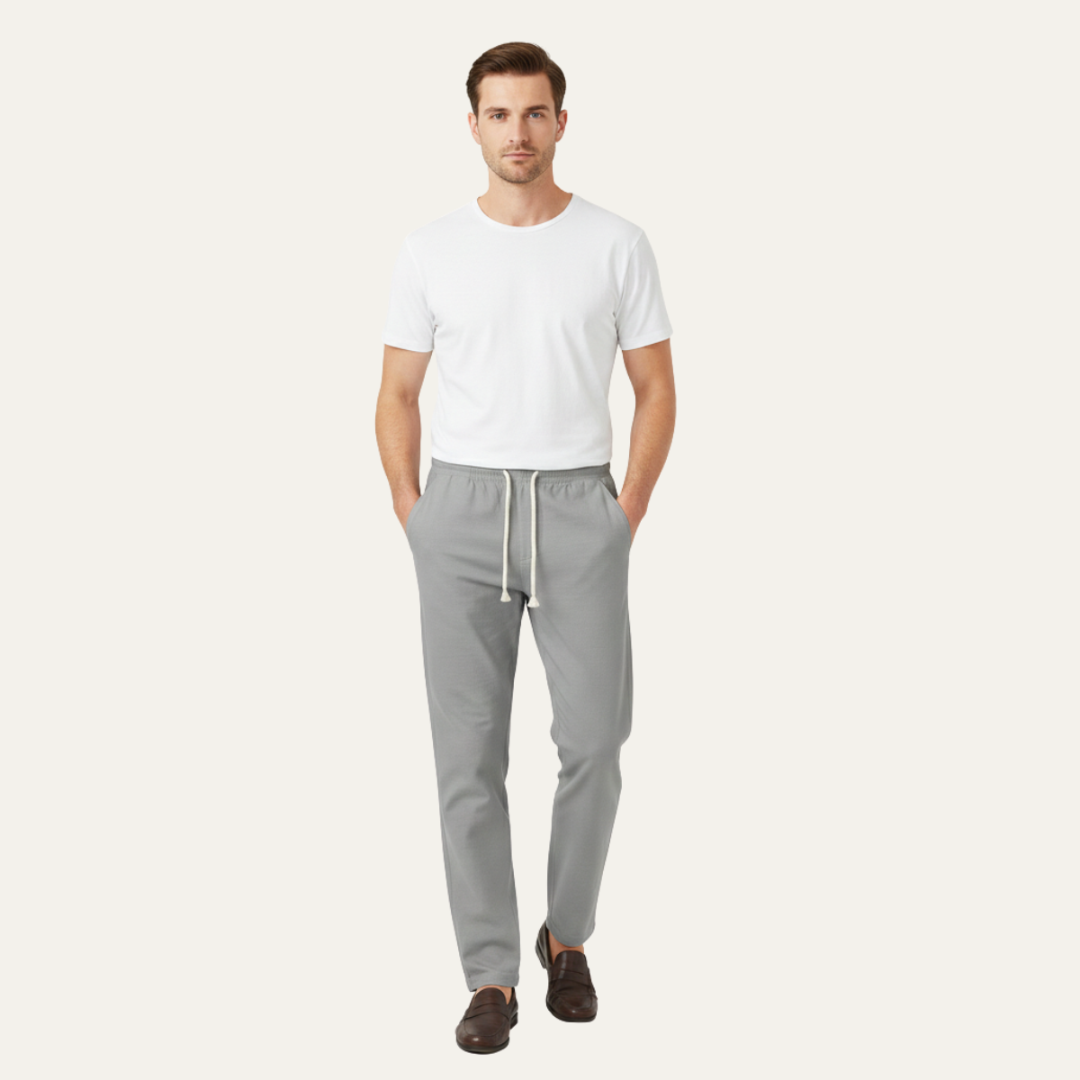 Axel | Men's Relaxed Fit Sweatpants Black Drawstring