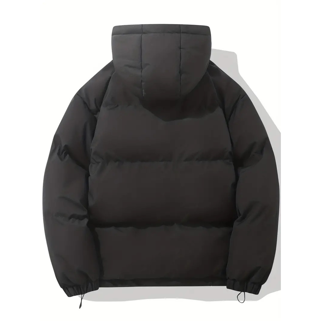 Faye | Women's Puffer Jacket Pink Hooded Quilted Windbreaker
