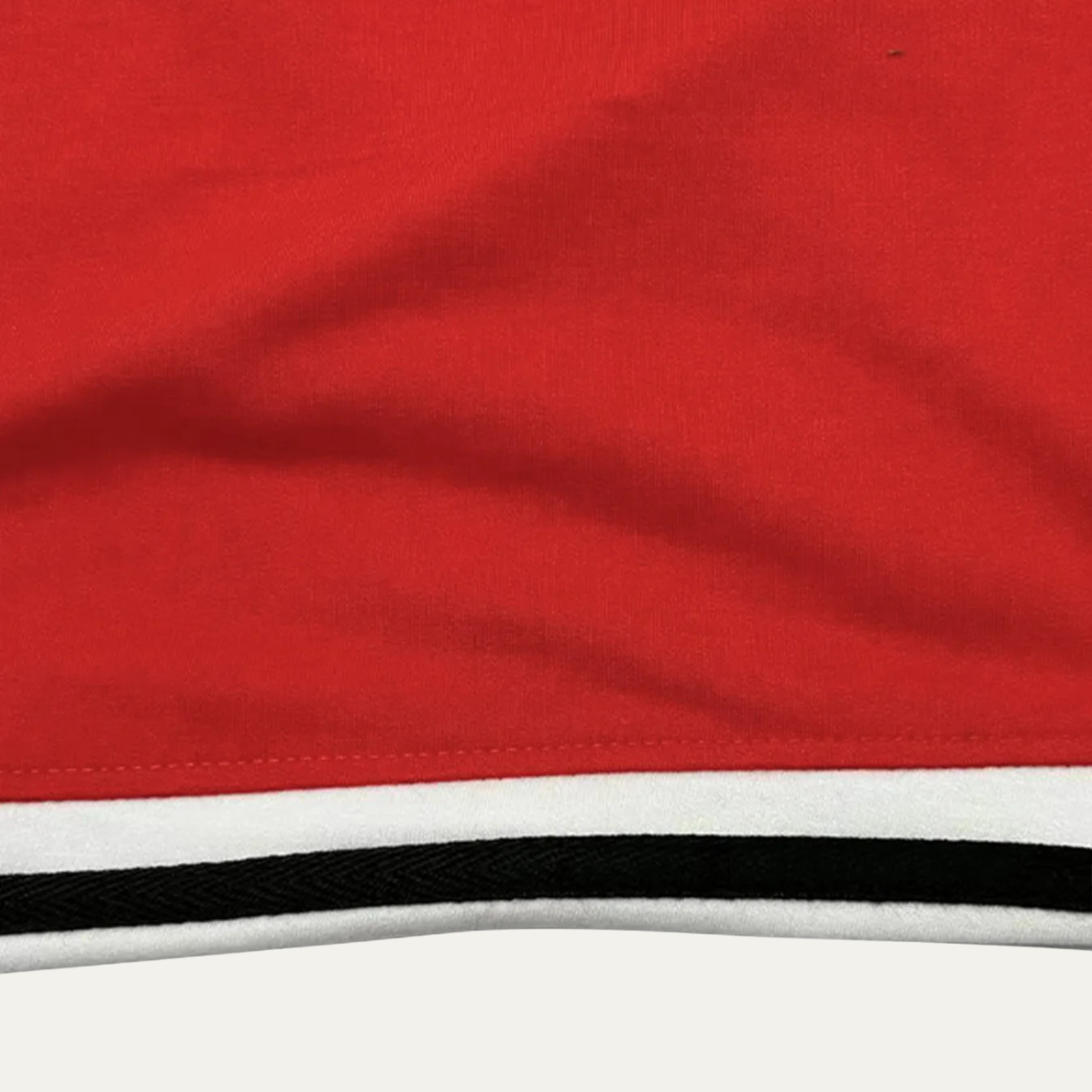 Ezra | Men's Sweatsuit Red Striped Sleeve Shorts Set
