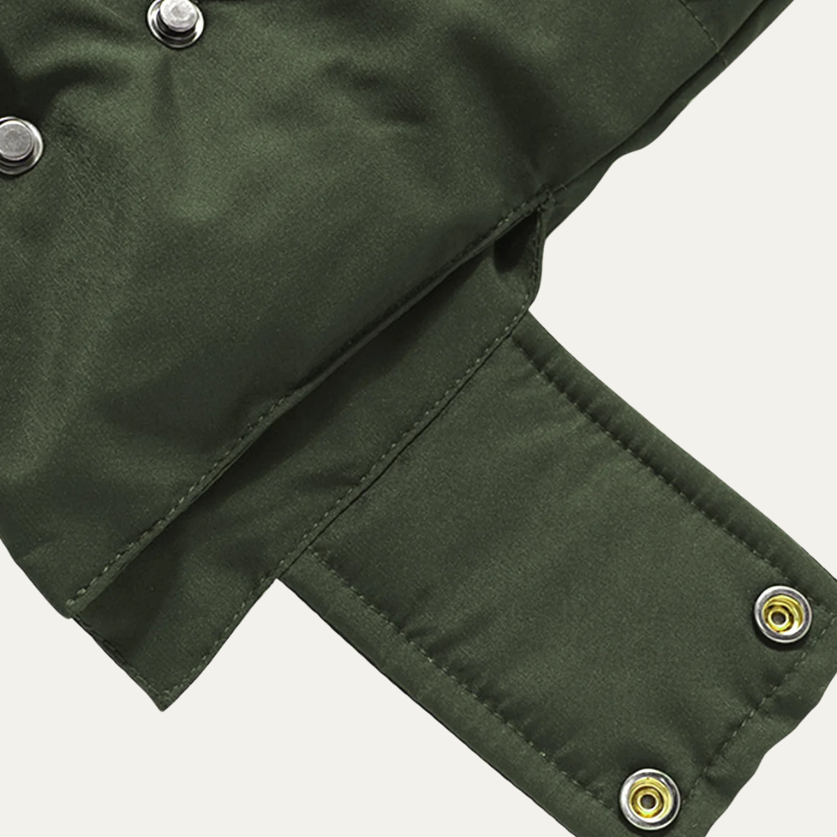 Axel | Men's Puffer Coat Olive Long Hooded Winter
