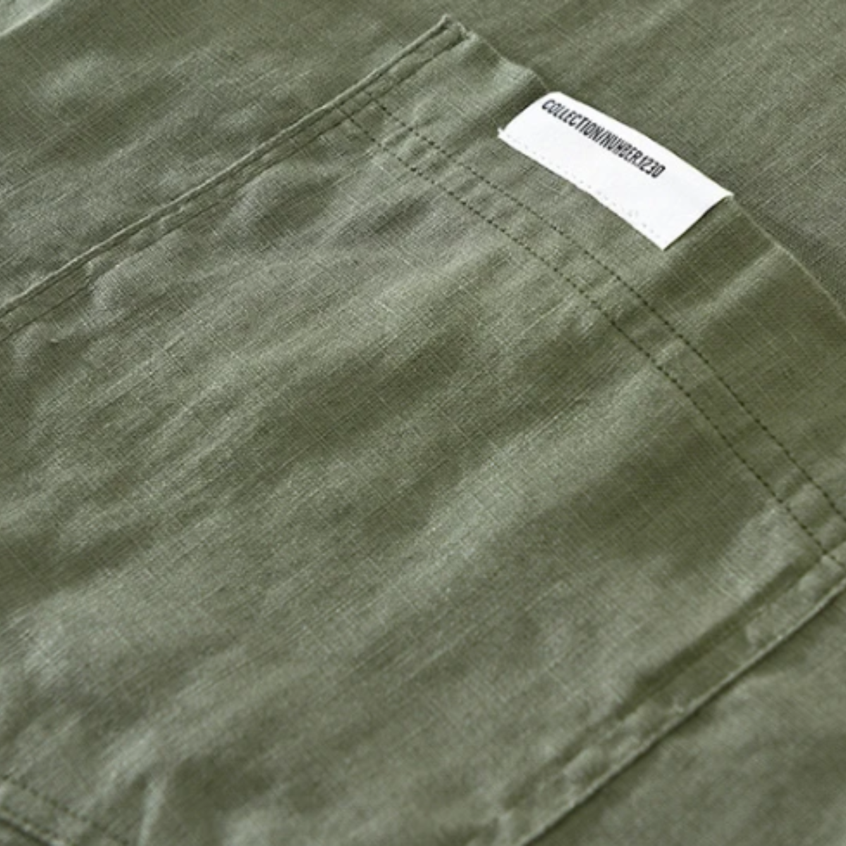 Ezra | Men's Linen Shirt Olive Green Casual Button Up