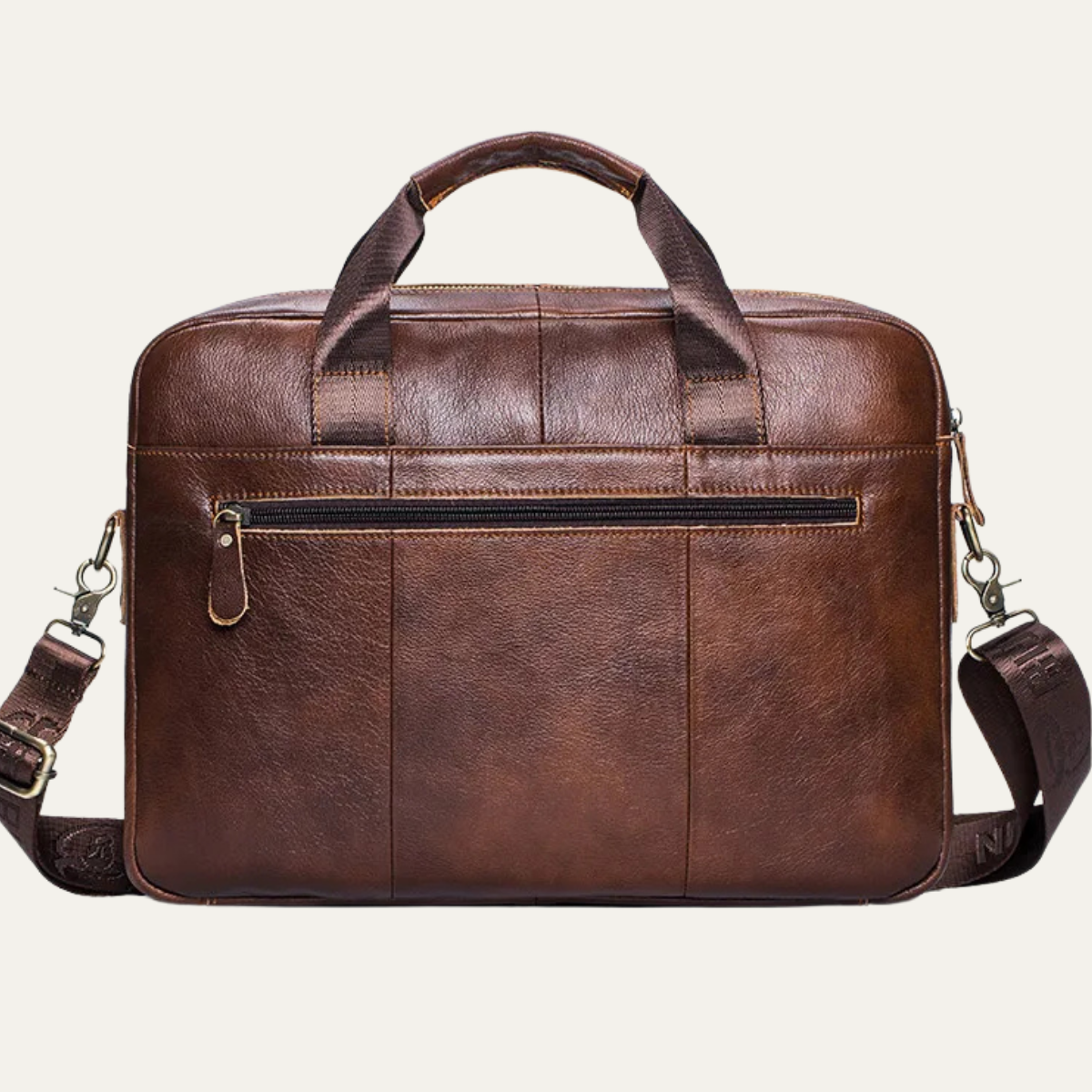 Dama Washington Bayonne men's leather messenger shoulder bag - view 6