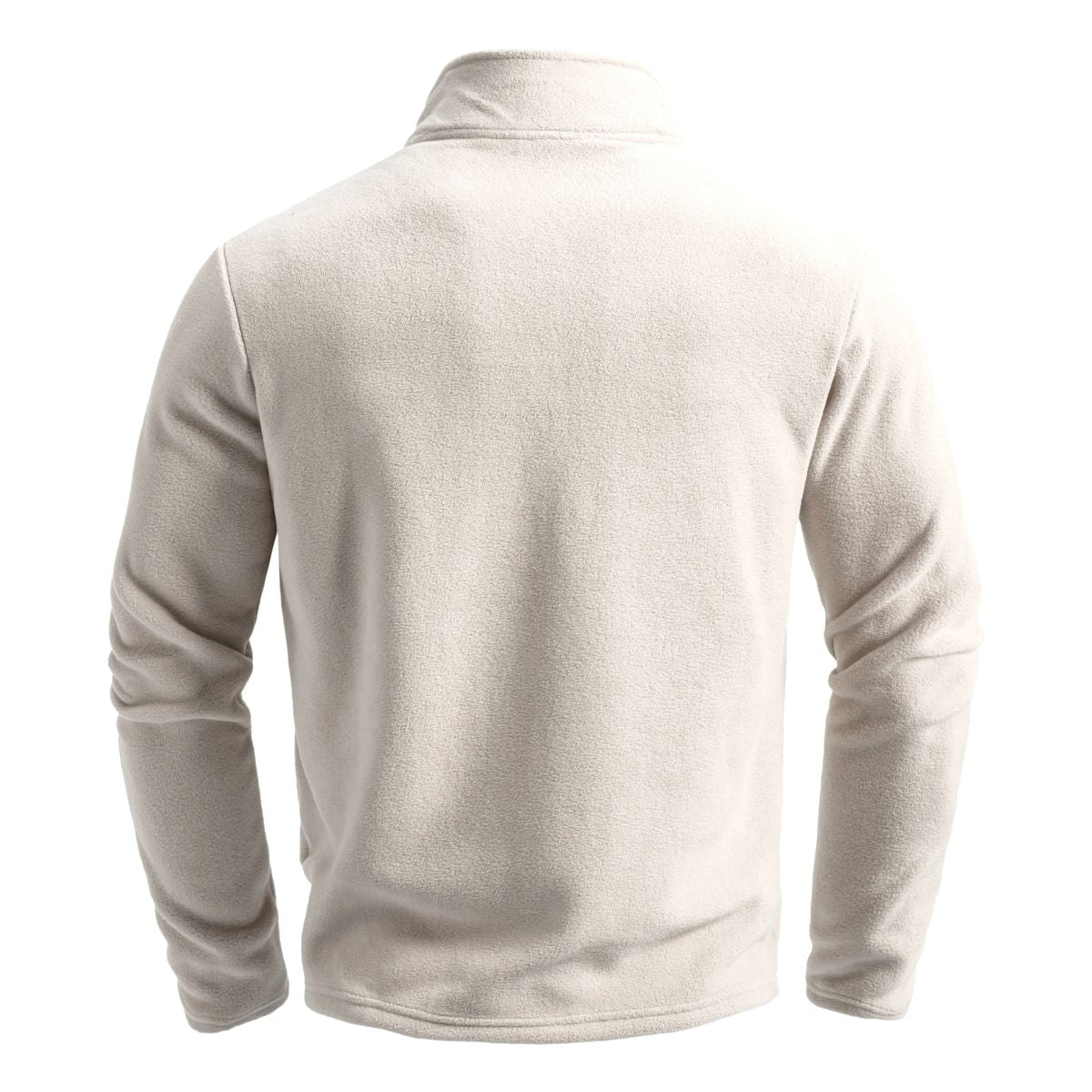 Bram | Men's Quarter Zip Sweater Green Fleece