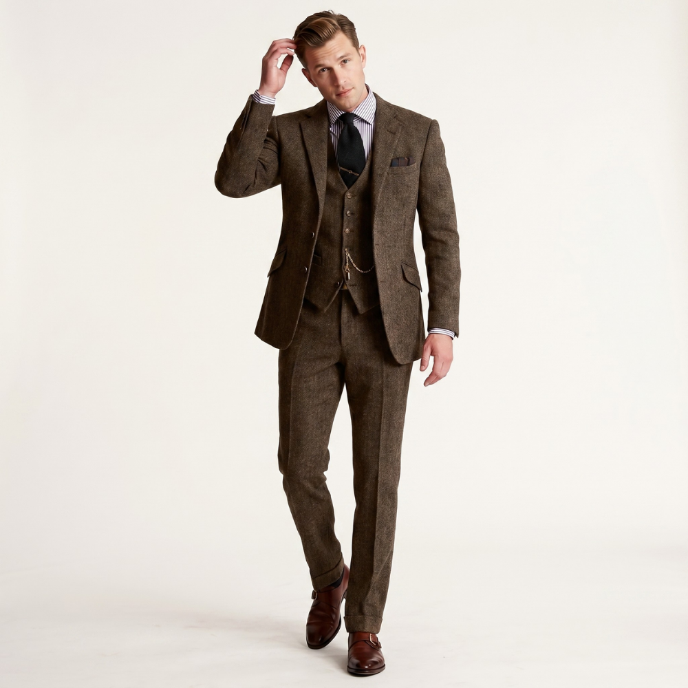 Wyatt | Men's Tweed Suit Three Piece