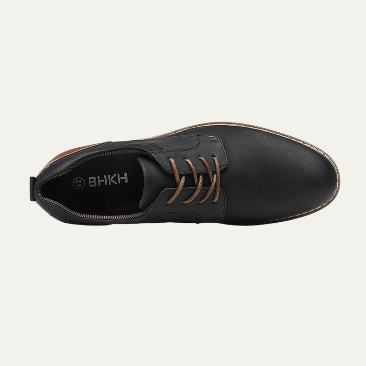 Cole | Men's Oxford Sneaker Black Brown Two Tone Lace Up