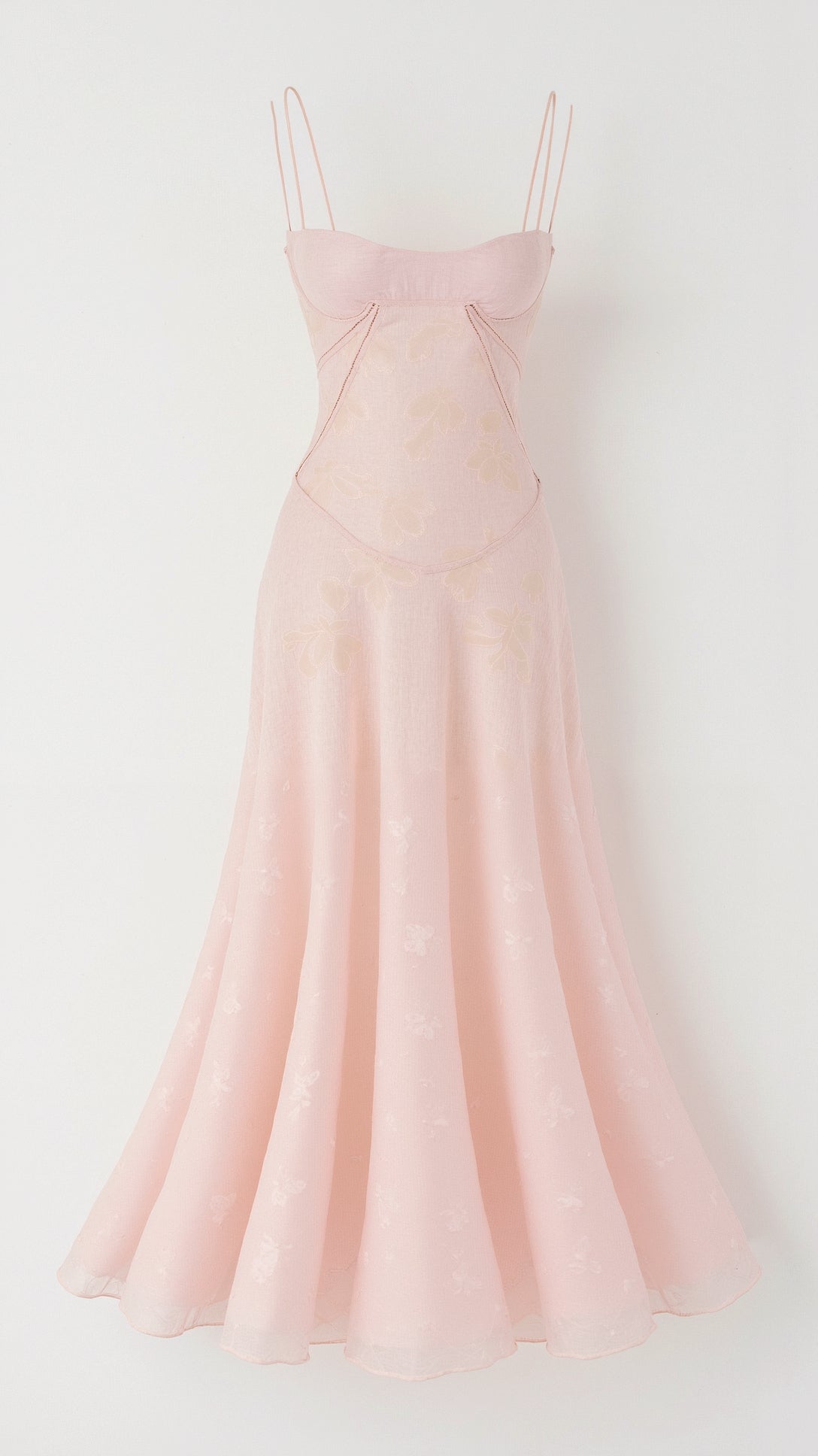 Stella | Women's White Maxi Dress Satin Slip Sweetheart Neckline