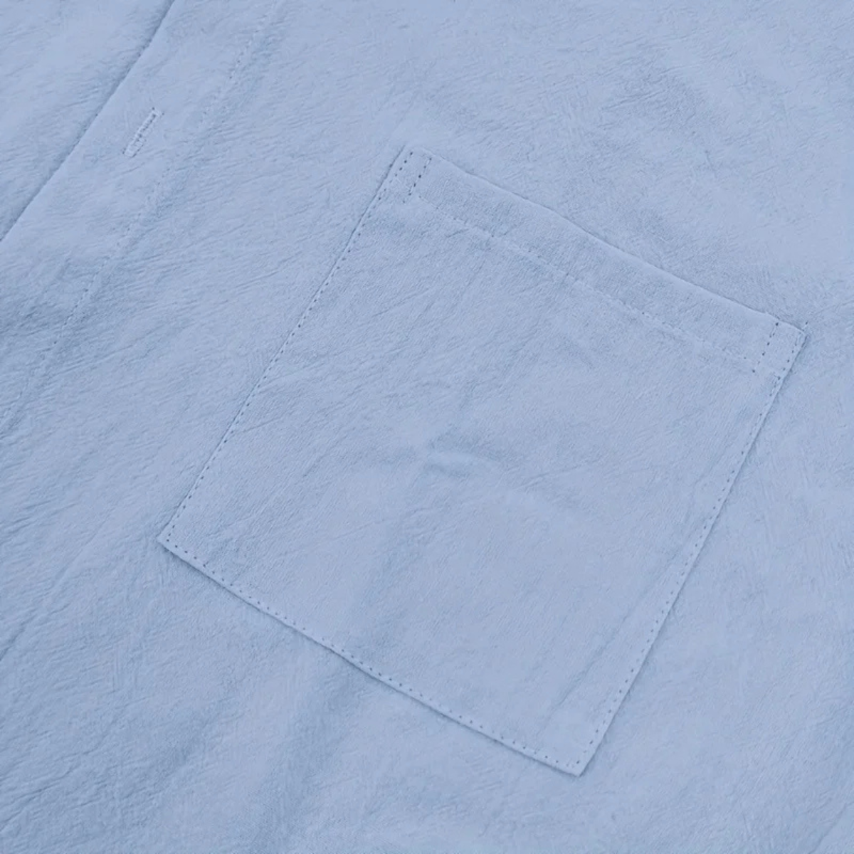 Blake | Men's Casual Short Sleeve Button Up Shirt Light Blue