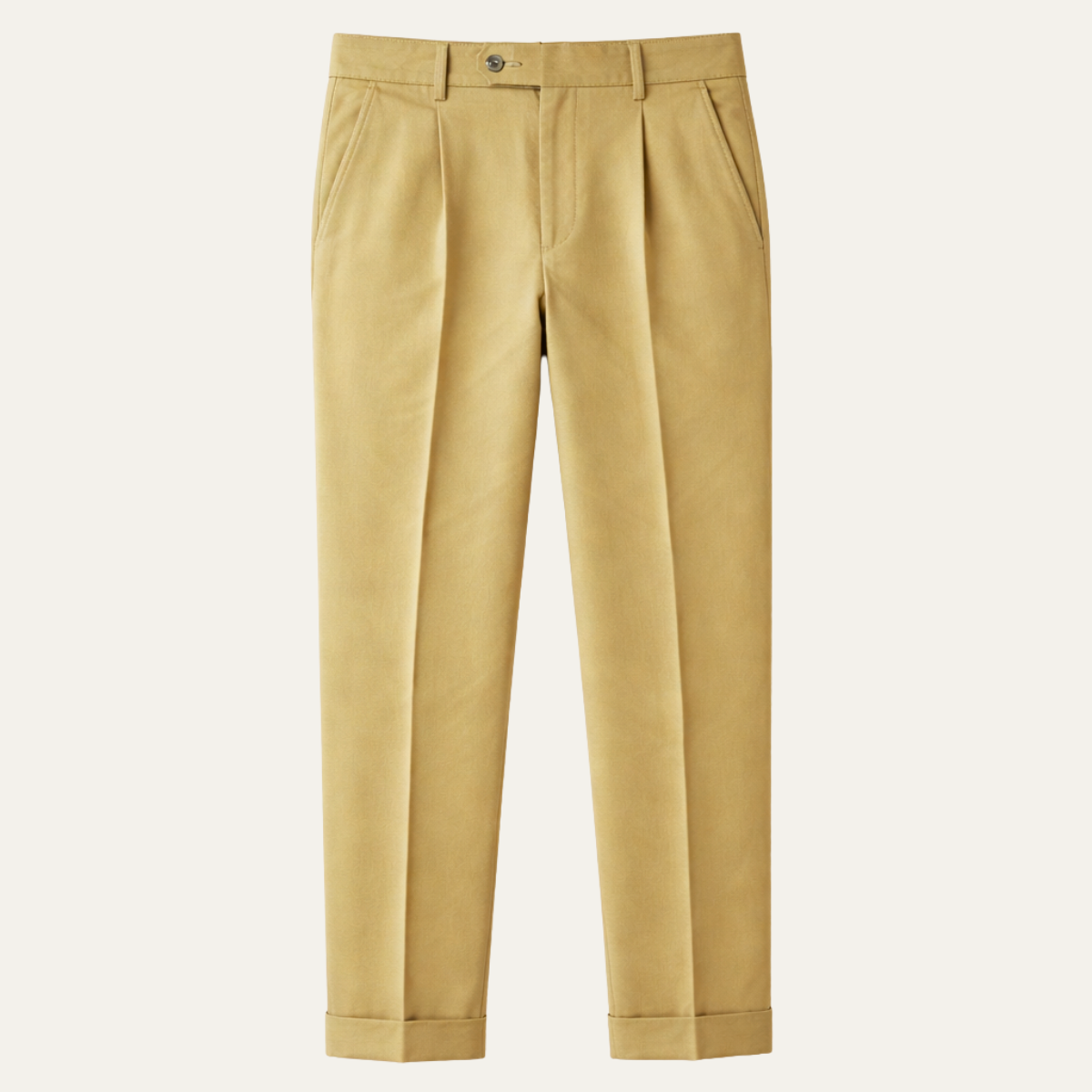 Beau | Men's Pleated Dress Pants Khaki