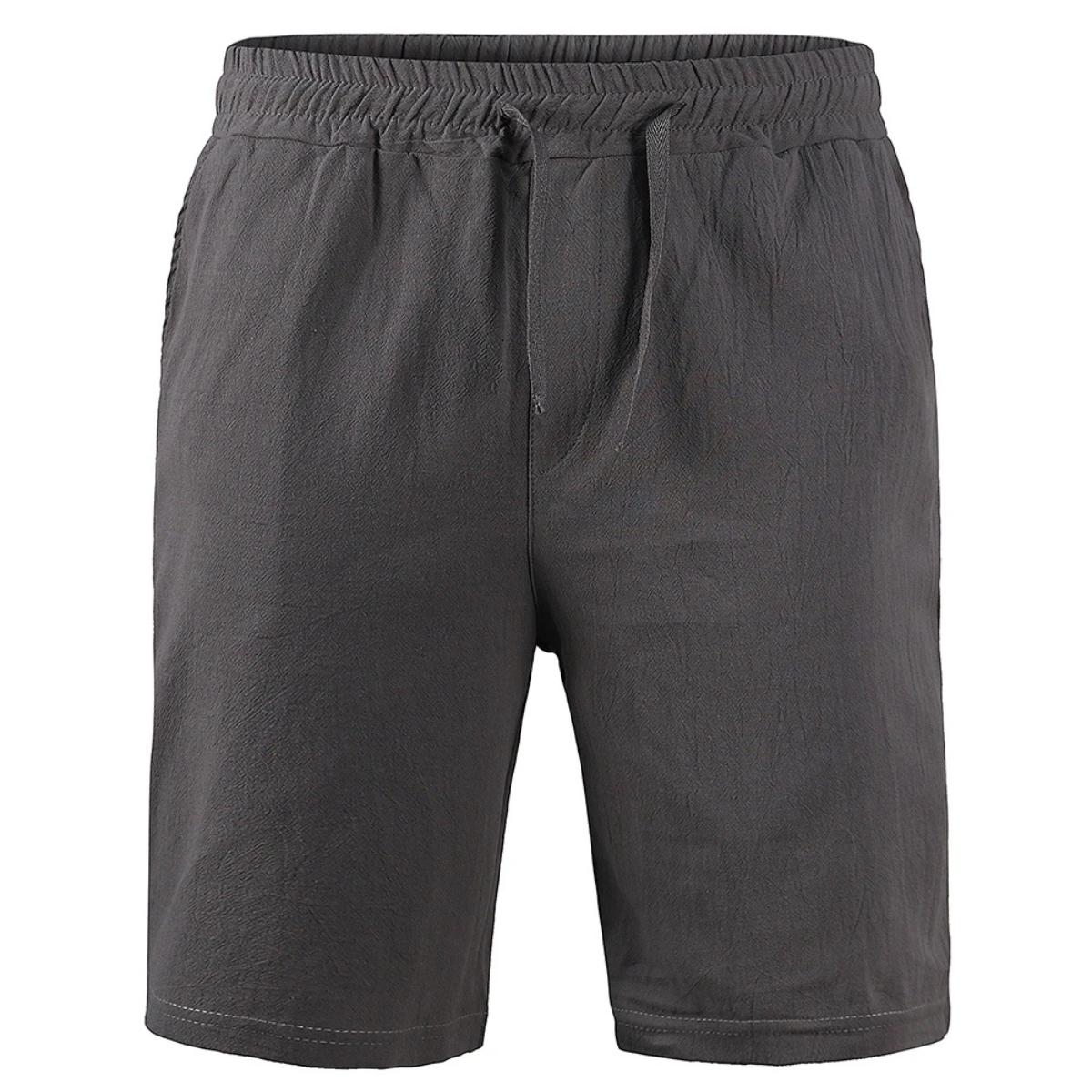 Beau | Men's Casual Linen Shorts Light Blue