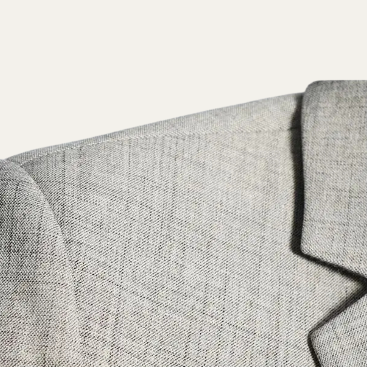 Callum | Men's Casual Blazer Beige Textured Single Button