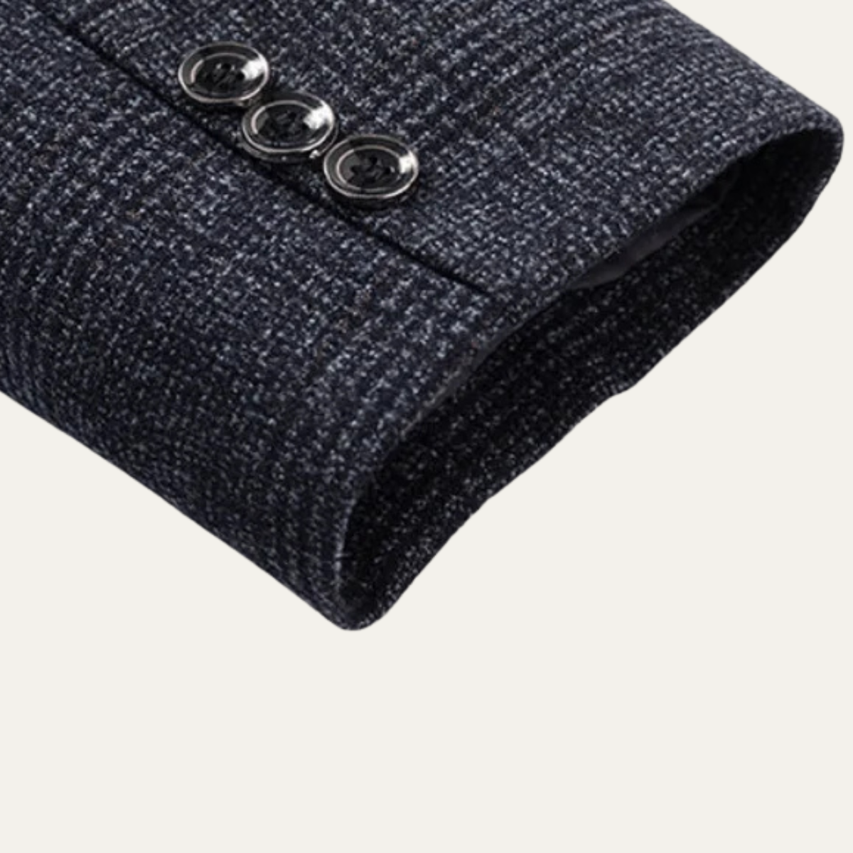 Rhys | Men's Check Blazer Gray Wool Tailored