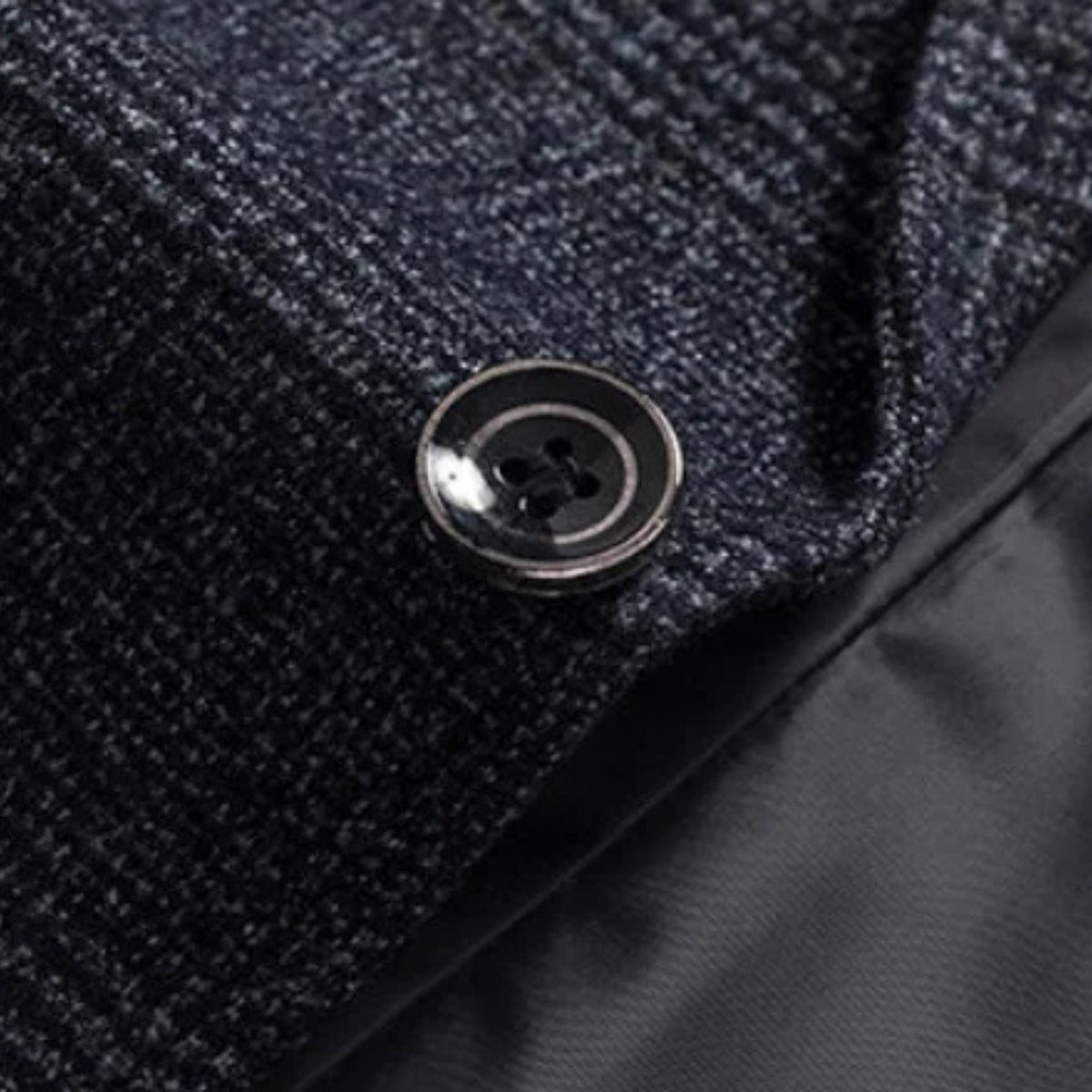 Rhys | Men's Check Blazer Gray Wool Tailored