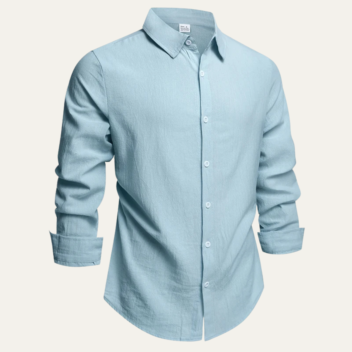 Callum | Men's Dress Shirt White Long Sleeve Button Up