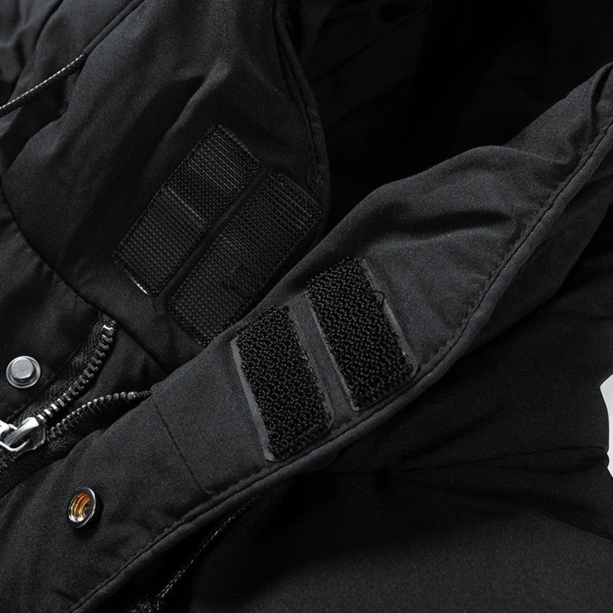 Axel | Men's Long Puffer Jacket Black Hooded Winter Coat