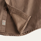 Dama Washington Axel men's utility denim shirt jacket beige long sleeve - view 10