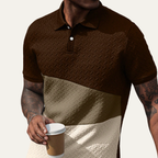 Dama Washington Beau men's henley shirt white short sleeve - view 3