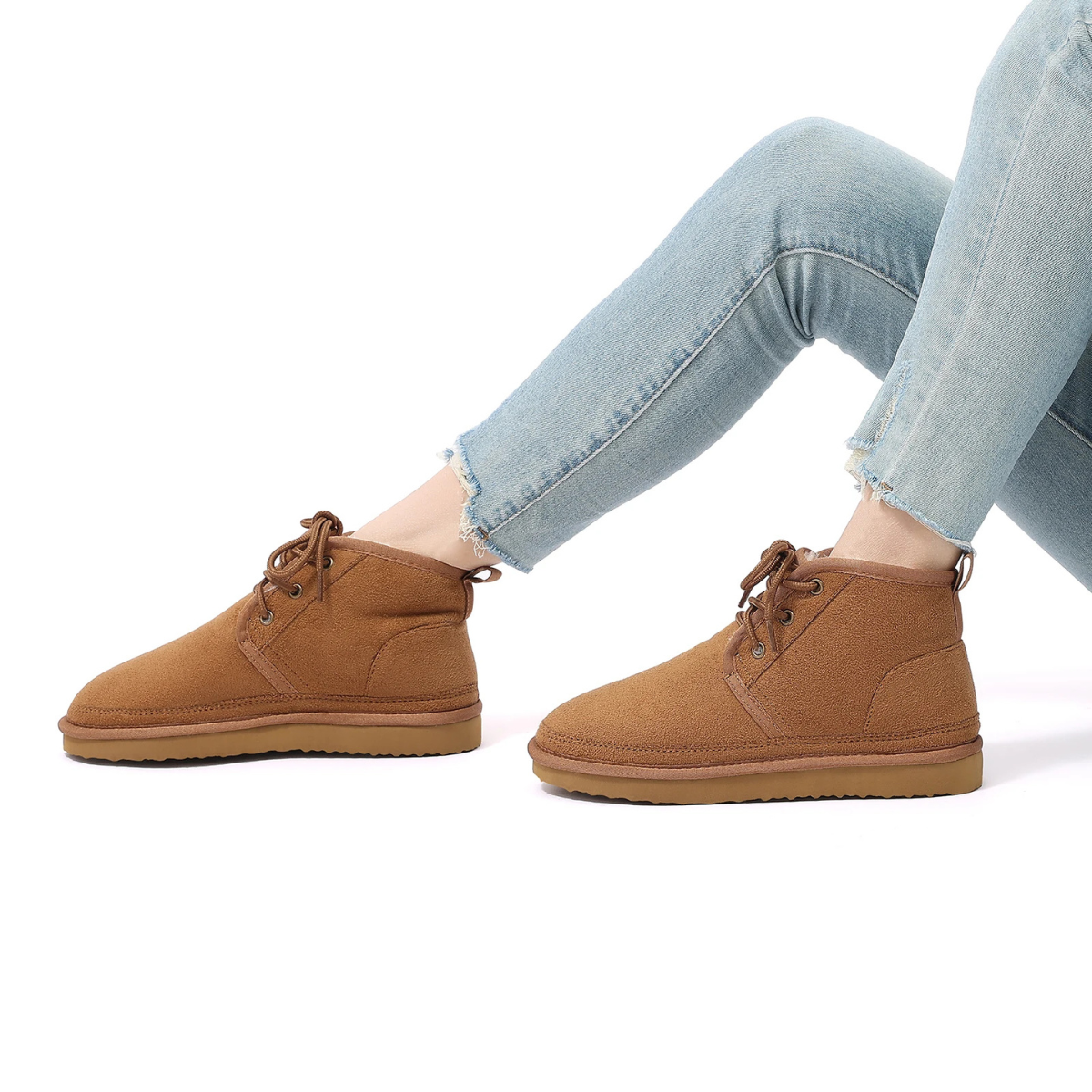 Axel | Men's Suede Chukka Boot Tan Lace Up